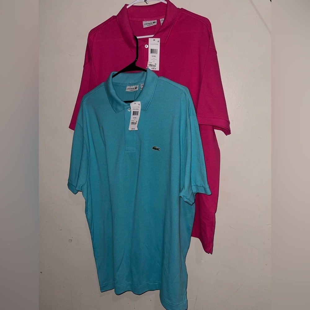 NWT Men's Lacoste Polo Shirts 4XL Bundle